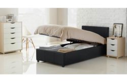 Hygena Lavendon Single Ottoman Bed Frame - Black.